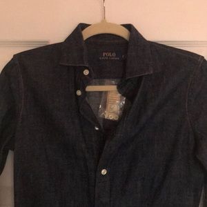 Brand new Ralph Lauren denim dress size 2